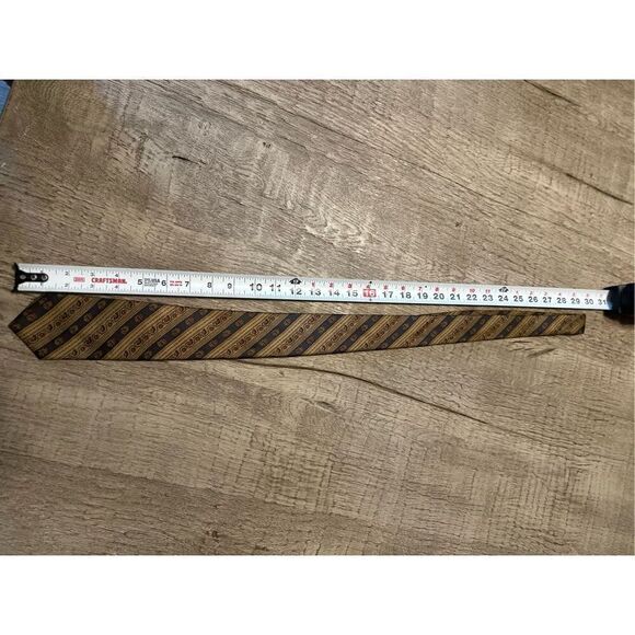 Vintage Yves Saint Laurent mens skinny necktie - Picture 4 of 5